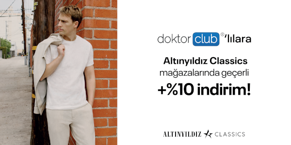Altınyıldız Classics mağazalarından yapılan 4000 TL ve üzeri alışverişlerde mağaza içi indirime ve kampanyalara ek anında <b>%10 indirim!</b>